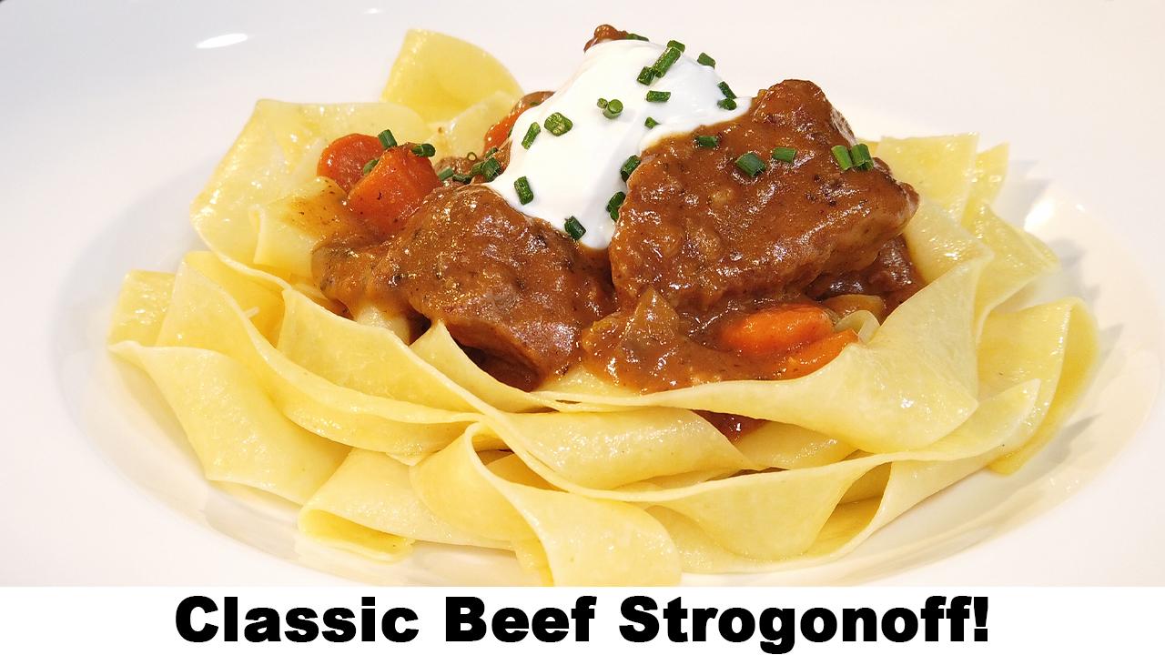 A Real Classic, Beef Stroganoff – Delicious!