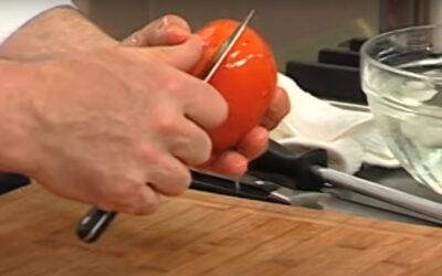 The Trick to Peeling and Dicing a Tomato
