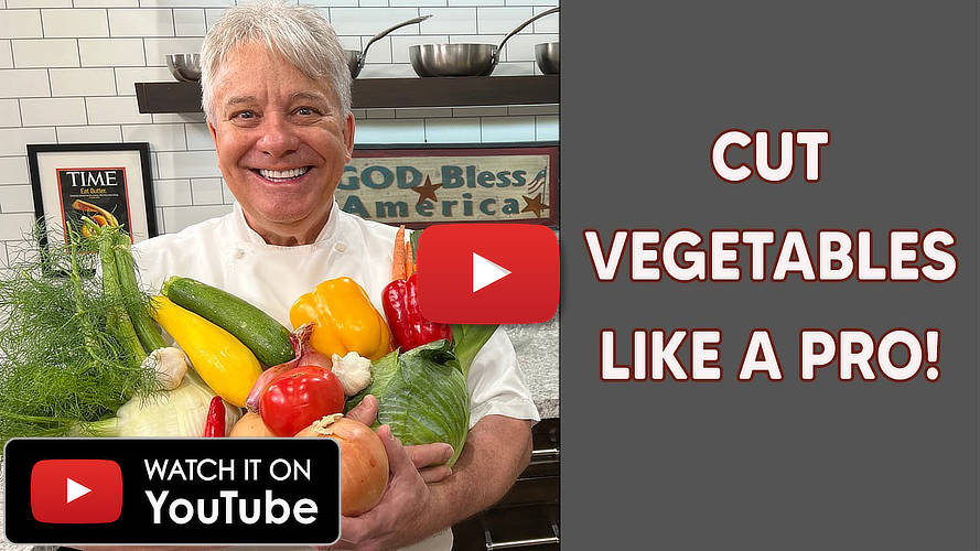 How to Cut Vegetables YouTube Video