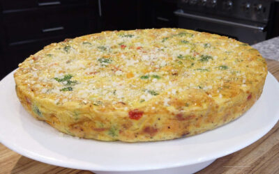 Goat Cheese and Broccoli Frittata