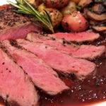 Steak Recipe with a Red Wine Reduction Sauce