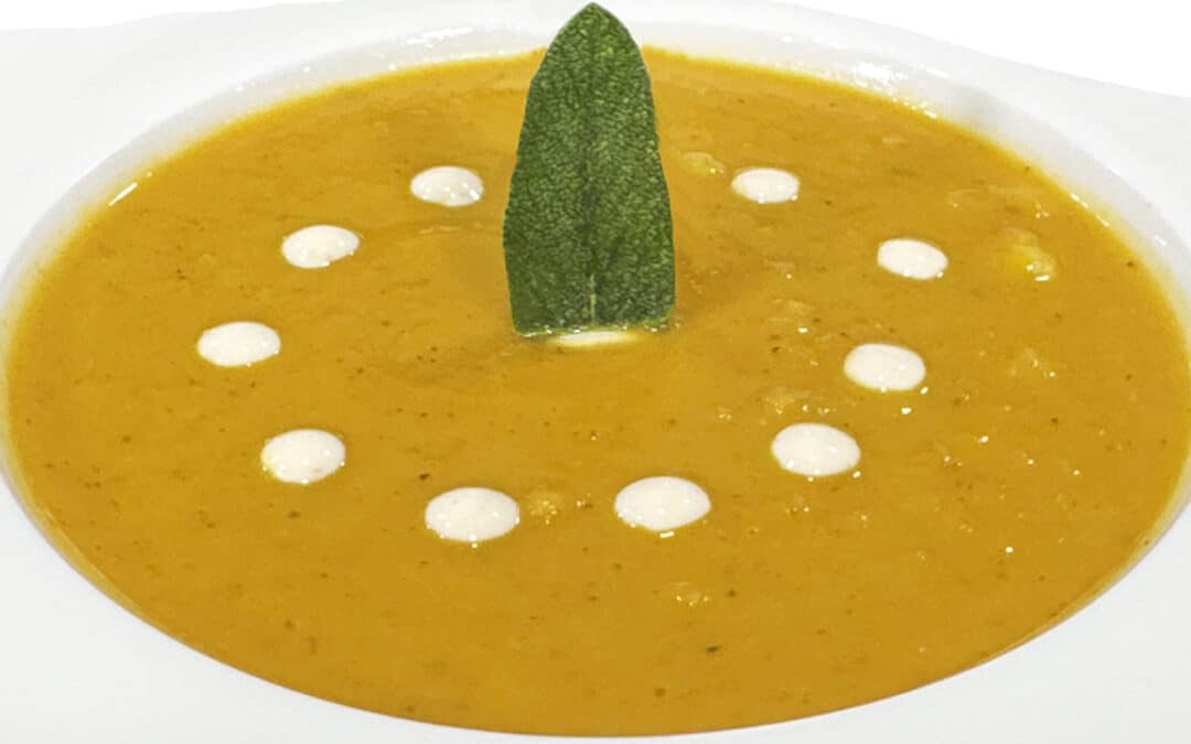 Nutty, Buttery Acorn Squash Soup