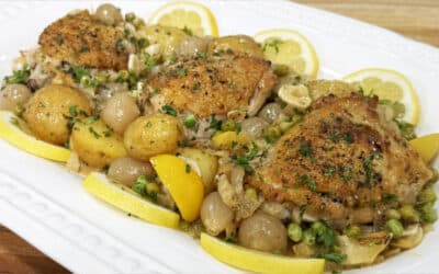 Fall-Off-the-Bone Chicken Vesuvio